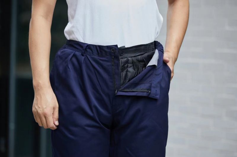 可拆卸活面防静电棉裤